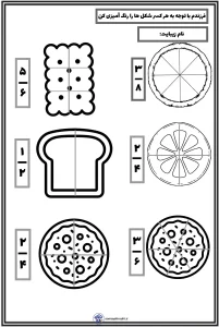 کاربرگ ریاضی فصل کسرها سوم دبستان کاربرگ کسرها ریاضی سوم دبستان