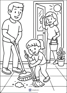 کاربرگ خانه تکانی