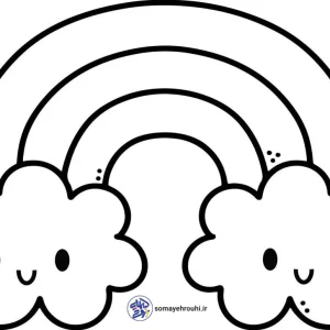 کاربرگ رنگ آمیزی رنگین کمان