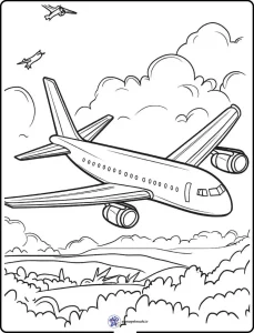 رنگ آمیزی نقاشی هواپیما