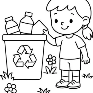 کاربرگ بازیافت کردن زباله