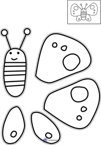 دانلود کاربرگ اعضای بدن حشرات علوم پیش دبستانی 5 کاربرگ اعضای بدن حشرات