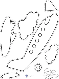 کاربرگ اجزای مختلف هواپیما علوم پیش دبستانی 4 کاربرگ اجزای مختلف هواپیما