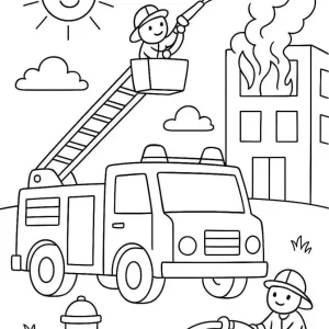 واحدکار آتش نشان برای پیش دبستان