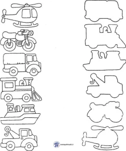 کاربرگ واحدکار سایه پیش دبستان