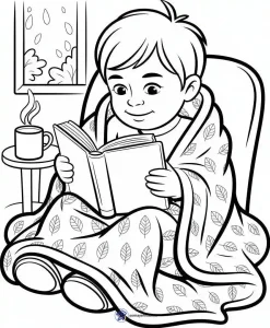 کاربرگ رنگ آمیزی کتاب و کتابخوانی