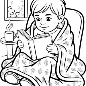 کاربرگ رنگ آمیزی کتاب و کتابخوانی