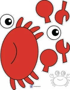 کاربرگ اعضای بدن آبزیان علوم پیش دبستانی 1 کاربرگ اعضای بدن آبزیان