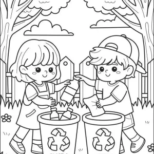 کاربرگ بازیافت کردن زباله