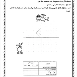 آزمون ریاضی دی ماه اول دبستان