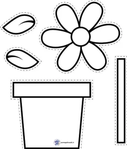 کاربرگ رایگان اجزای گیاهان پیش دبستان