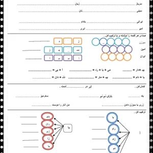 آزمون درس اول تا ششم نگارش اول