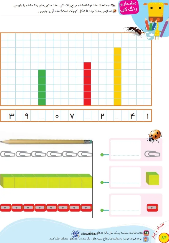 تدریس تم 12 ریاضی پایه اول آموزش صفحه ۸۴ تم ۱۲