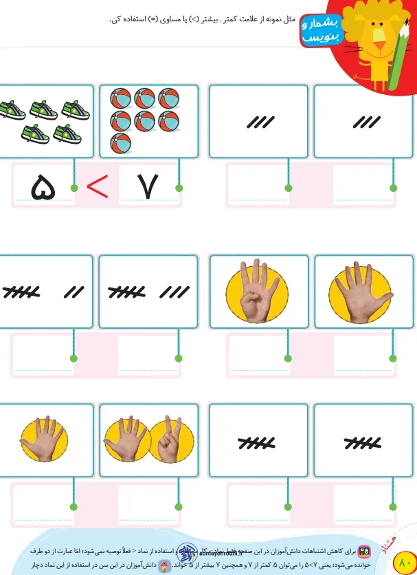 تدریس تم 12 ریاضی پایه اول آموزش صفحه ۸۰ تم ۱۲