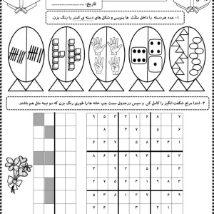 کاربرگ تم ۱۲ ریاضی کلاس اول