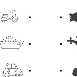 کاربرگ سایه ها علوم پیش دبستان