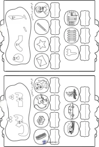 کاربرگ نشانه های (ج-او-و) فارسی اول دبستان کاربرگ نشانه های (ا-ه-ش) فارسی اول دبستان