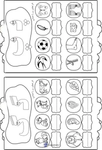 کاربرگ نشانه های (ف-خ) فارسی اول دبستان کاربرگ نشانه های (پ-گ) فارسی اول دبستان