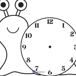 کاربرگ پیش دبستان آشنایی با ساعت