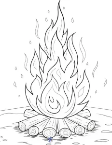 کاربرگ آشنایی با آتش پیش دبستان 1 کاربرگ آشنایی با آتش پیش دبستان