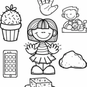 کاربرگ واحدکار حس لامسه پیش‌دبستان