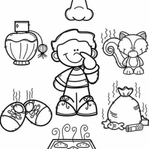 کاربرگ تشخیص بویایی پیش دبستان