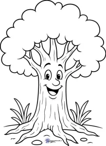 ایده نقاشی درخت برای پیش دبستان 3 نقاشی درخت برای پیش دبستان