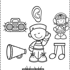 کاربرگ حس شنوایی پیش دبستانی