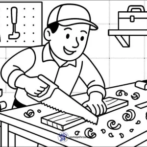 واحدکار مشاغل (نجاری) پیش دبستانی