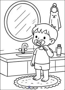 کاربرگ رایگان پیش دبستان بهداشت دهان