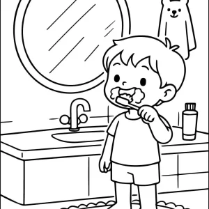 کاربرگ رایگان پیش دبستان بهداشت دهان