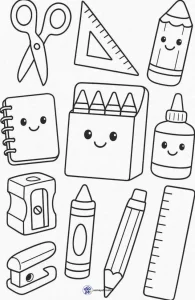 کاربرگ آشنایی با لوازم‌تحریر