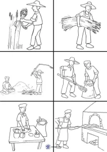 واحد کار مشاغل (مراحل تهیه نان)