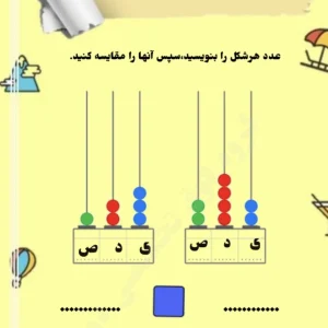 مجموعه کاربرگ های ریاضی فصل ششم پایه دوم دبستان