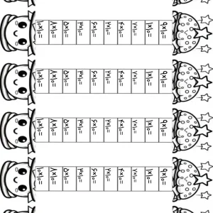 کاربرگ رایگان ضرب اعداد ریاضی سوم دبستان