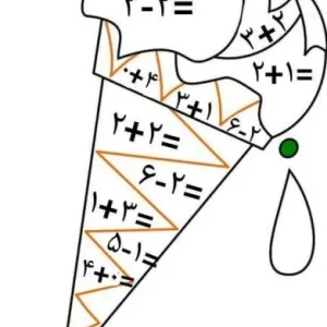 کاربرگ رنگ آمیزی جمع و تفریق