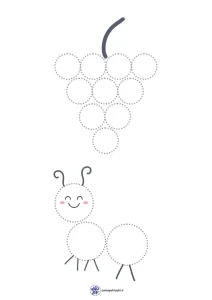 دانلود کاربرگ‌ تمرین خطوط منحنی و دایره‌ای