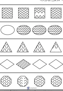 کاربرگ 15 کاربرگ استاندارد هوش پیش دبستان