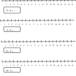 کاربرگ محور اعداد کلاس اول