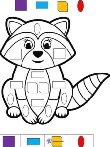 ۹ کاربرگ رنگ آمیزی با اشکال هندسی اول دبستان 4 ۹ کاربرگ رنگ آمیزی با اشکال هندسی اول دبستان