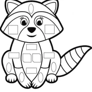 ۹ کاربرگ رنگ آمیزی با اشکال هندسی اول دبستان