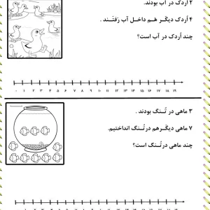 کاربرگ مسئله (جمع) ریاضی اول دبستان