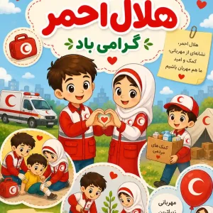 3 کاربرگ روز جهانی هلال احمر
