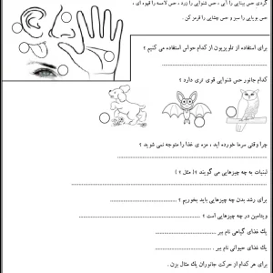 آزمون نوبت دوم علوم اول دبستان