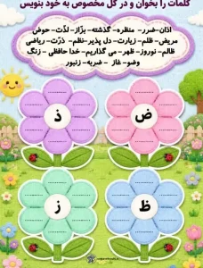 تمرین تفکیک نشانه‌های هم‌صدا