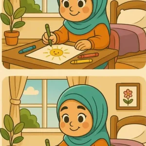 کاربرگ رایگان تفاوت تصاویر پیش دبستانی